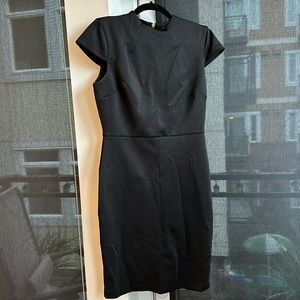 Black High Neck Dress